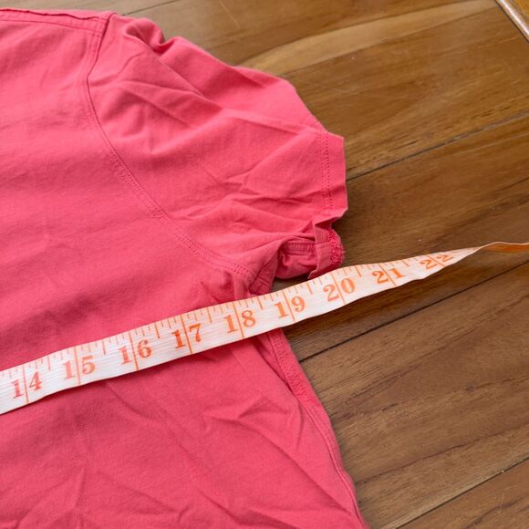 Women Lululemon All Yours Cotton T-Shirt Relaxed Fit in Pale Raspberry - Picture 5 of 6